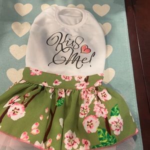 Kiss Me beautiful dog dress